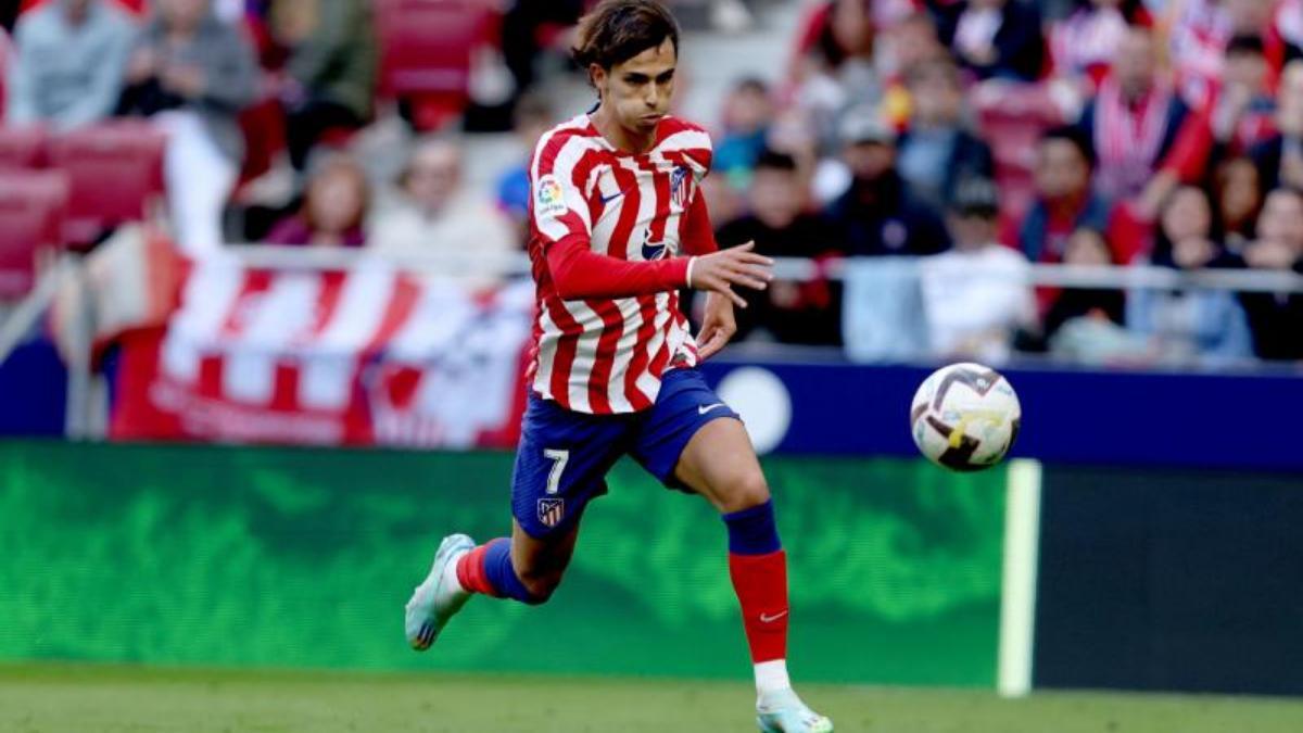 Joao Félix, jugador del Atlético de Madrid, en un partido en el Wanda Metropolitano