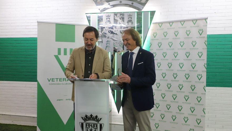 El convenio del Córdoba CF con la Asociación de Veteranos, en imágenes
