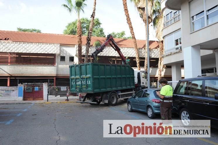 Desalojo y limpieza de la guardería de La Fama