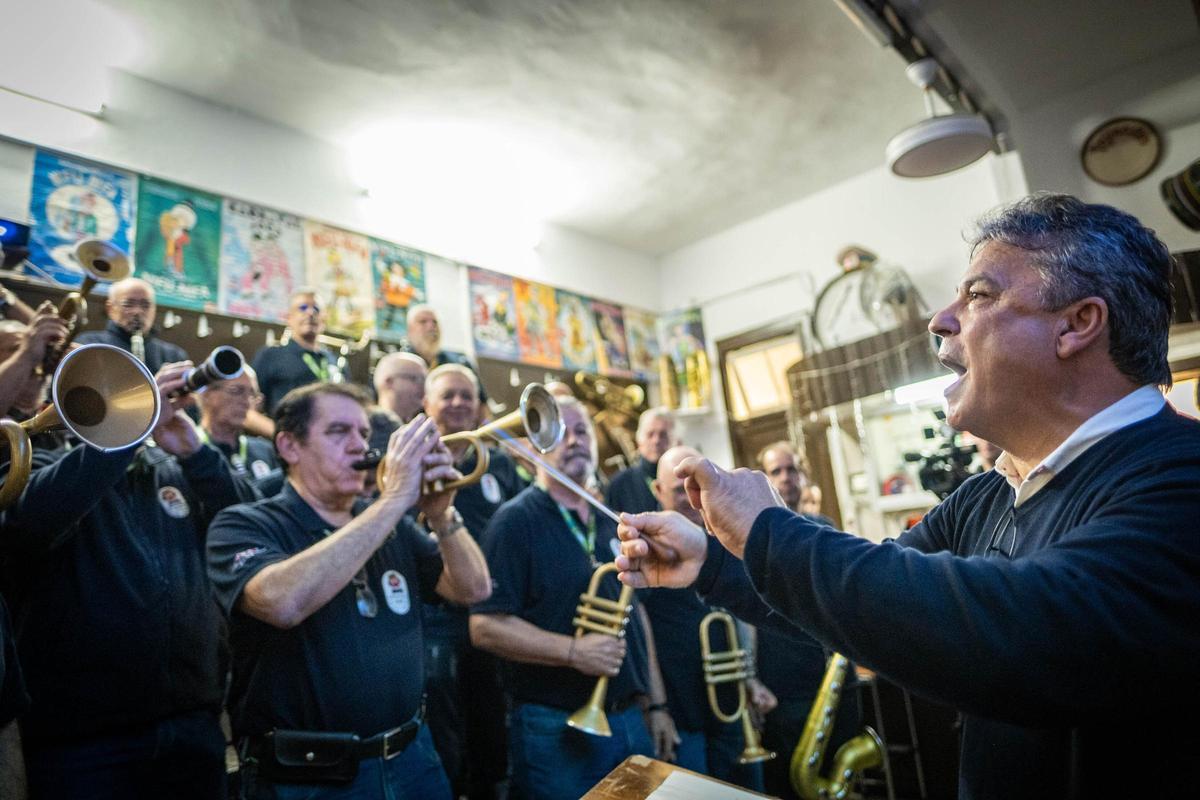 Visita oficial a los grupos del Carnaval de la calle de La Noria Visita oficial a los grupos del Carnaval de la calle de La Noria