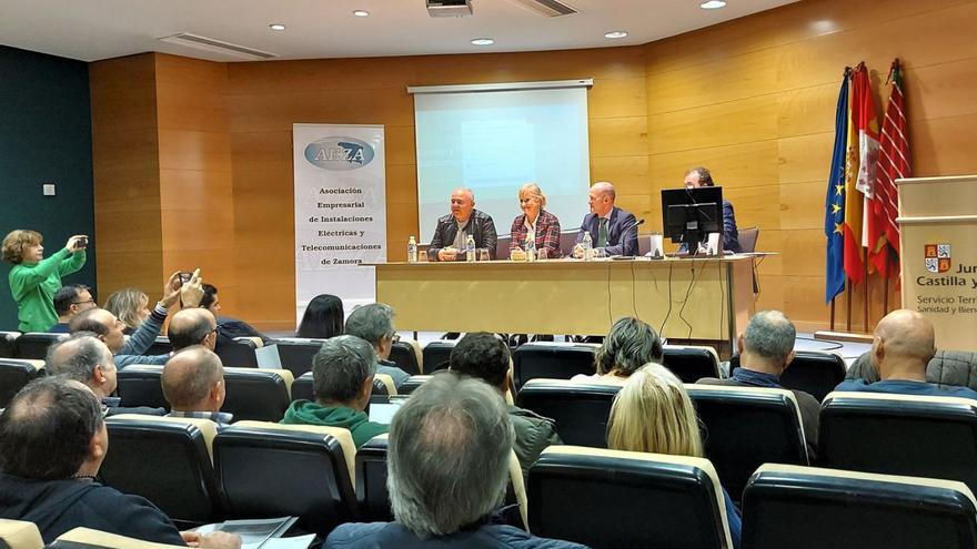 Jornada sobre autoconsumo celebrada ayer en Zamora.