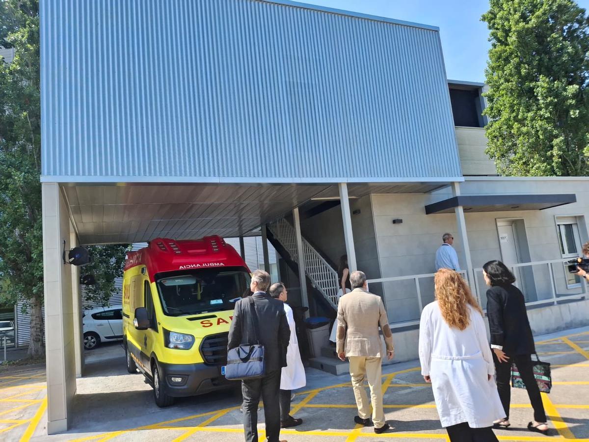 Así es la nueva base del SAMU en el hospital de Dénia