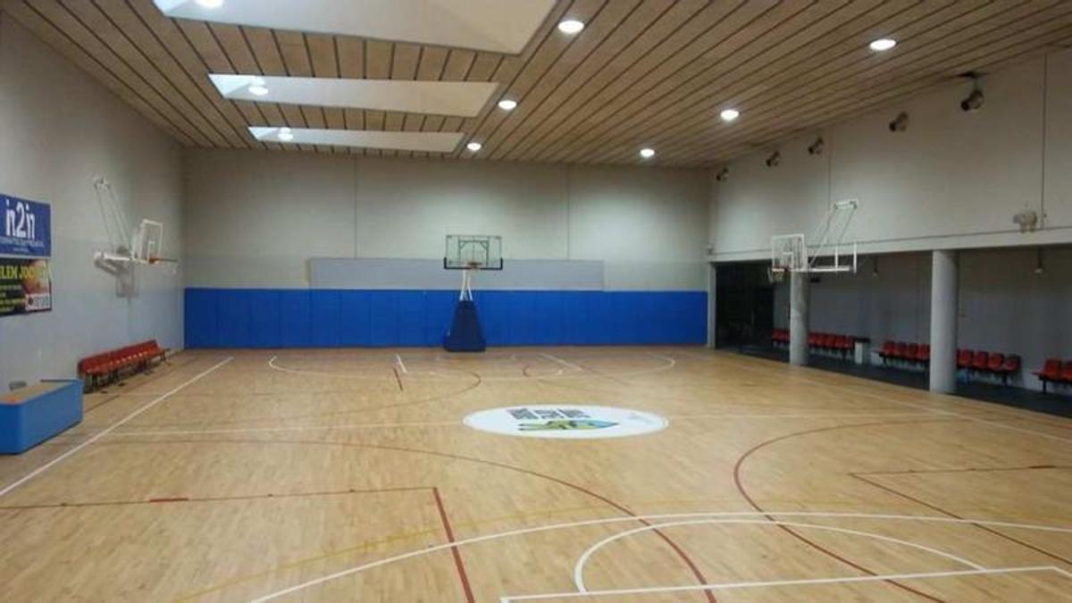Una imatge d'arxiu de la pista auxiliar del Pavelló Municipal de Fontajau.