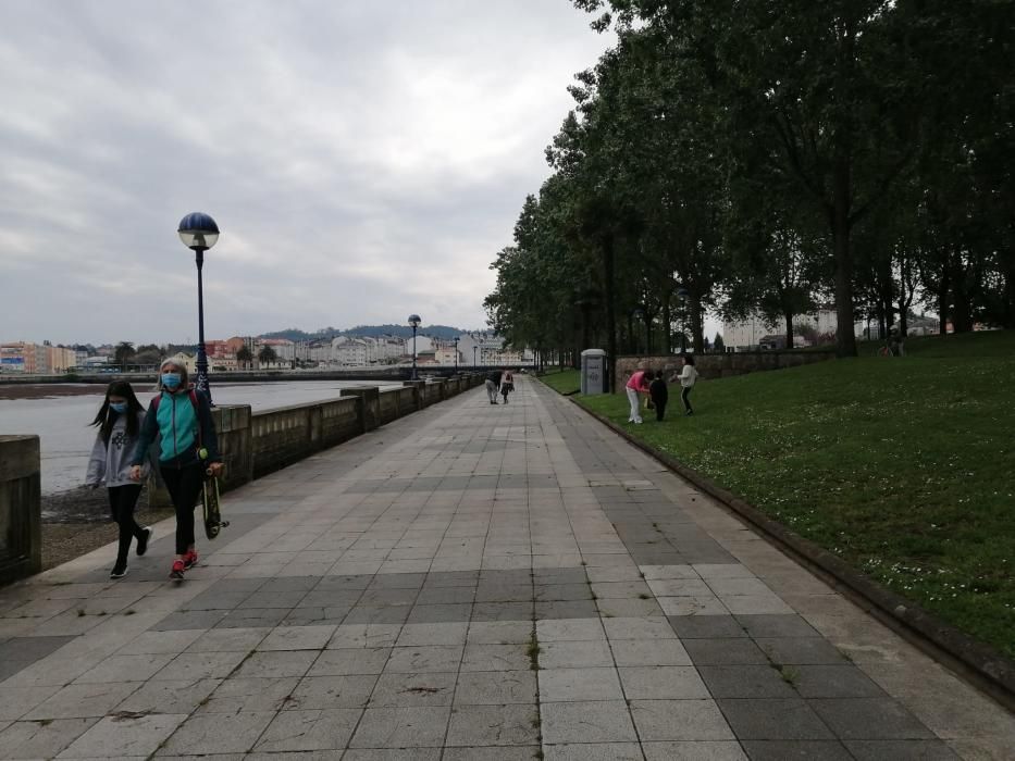 Primera salida de niños de la comarca de Coruña