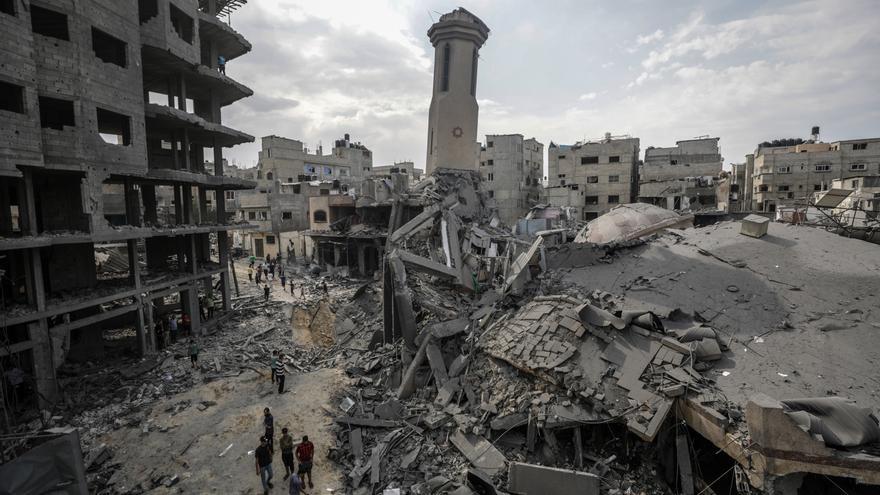 Destrucción total en Gaza tras el ataque israelí