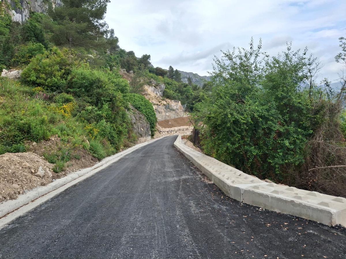 Así ha quedado el esencial Camí del Xap, en la Vall de Gallinera, tras su reapertura (imágenes)