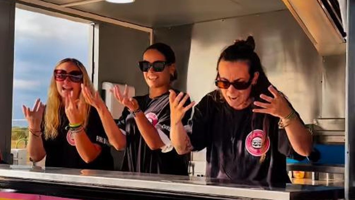El nuevo proyecto de Gloria Camila con Rocío Flores: venden hamburguesas en una foodtruck