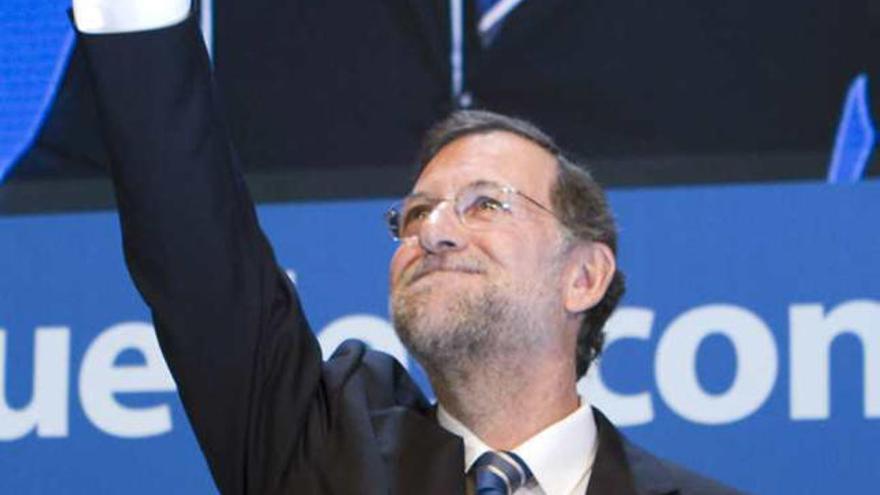 Mariano Rajoy, durante la convención de Sevilla.