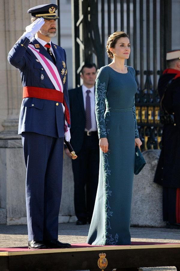 Letizia Ortiz de Felipe Varela en la Pascua Militar en 2017