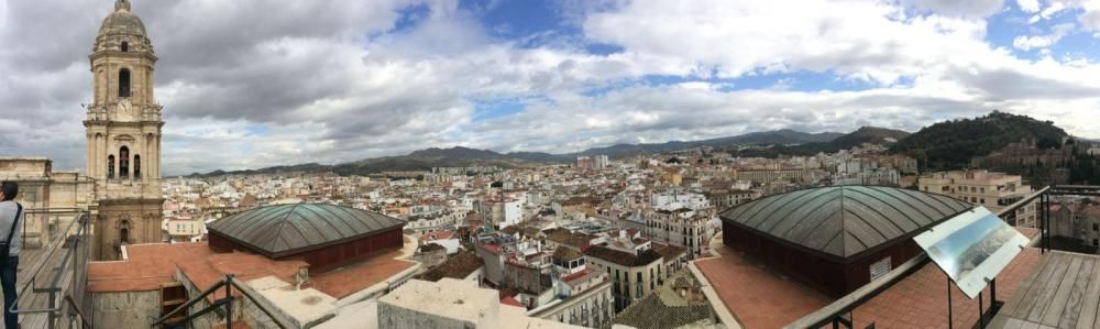 Vistas desde la cubierta de la Catedral de Málaga