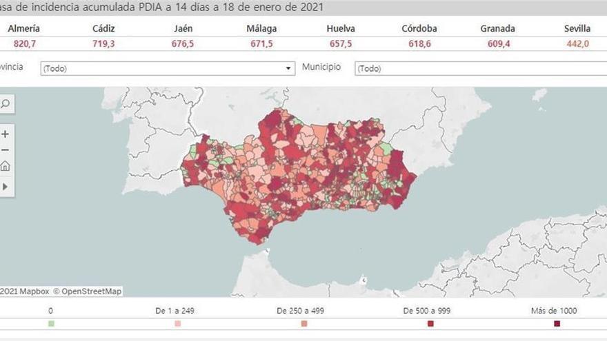 Andalucía amplía desde el miércoles el cierre perimetral a 326 municipios, entre ellos seis capitales