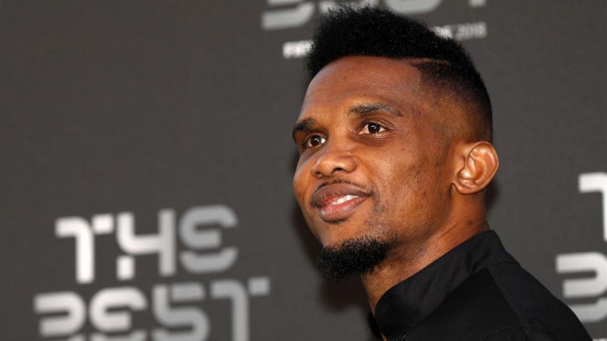 Samuel Eto'o, durante la gala de The Best