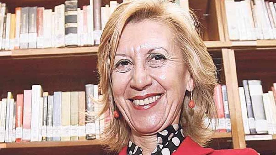 La diputada de Unión Progreso en su despacho.