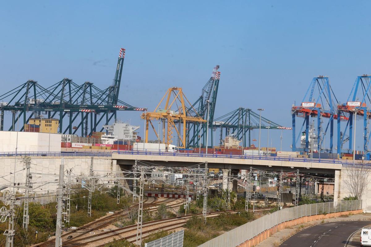 La ZAL del puerto de València, el lunes
