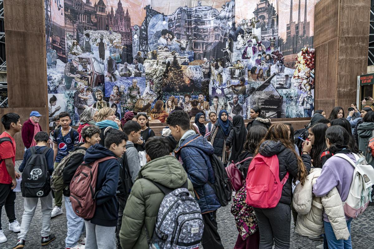 El pessebre de Barcelona obre al públic