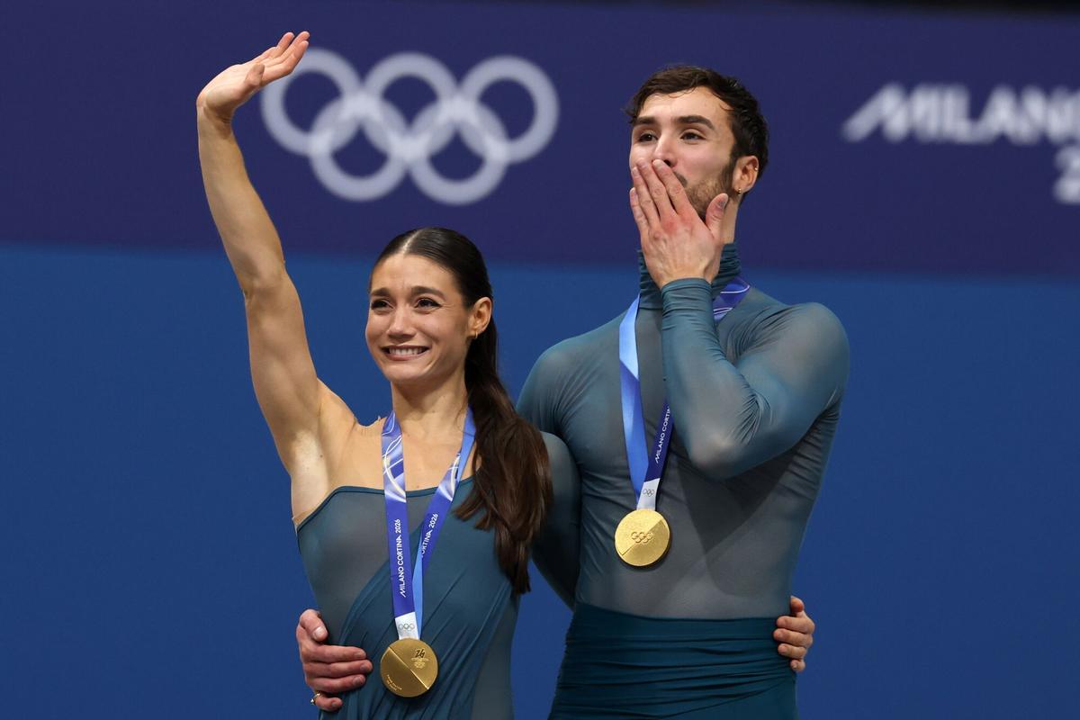 Laurence Fournier Beaudry y Guillaume Cizeron, con el oro