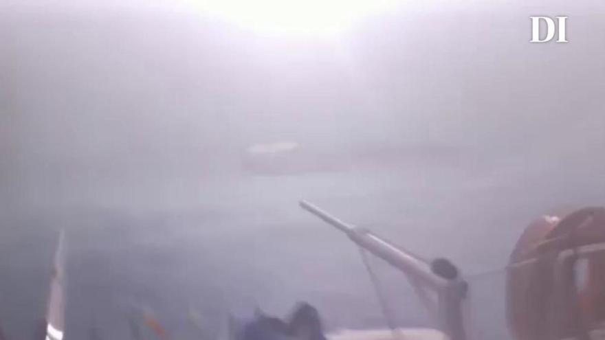 Un rayo impacta contra un velero en Ibiza