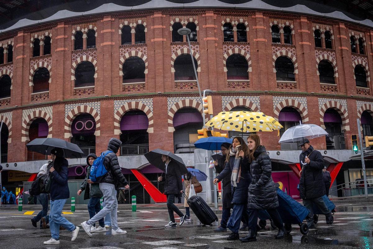 El temporal llega a Barcelona