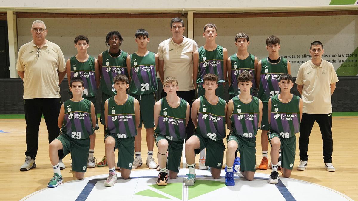 Plantilla de Unicaja para la Minicopa