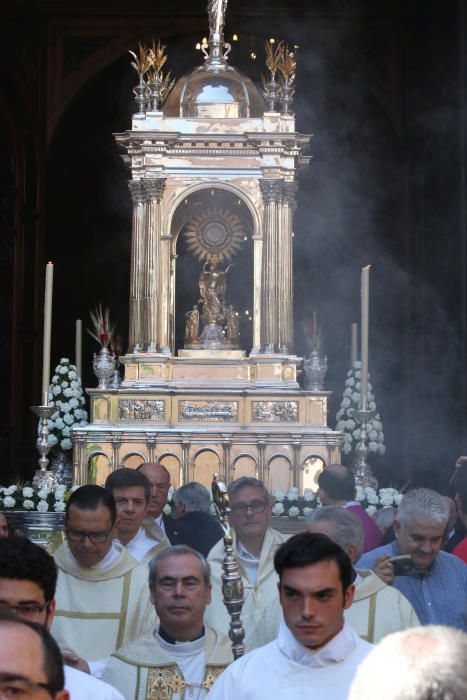 Procesión del Corpus en Málaga de 2018