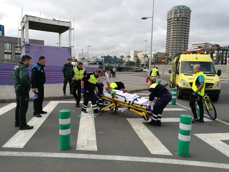 Un corredor recuperado de una parada cardiorrespiratoria en el Muelle Santa Catalina