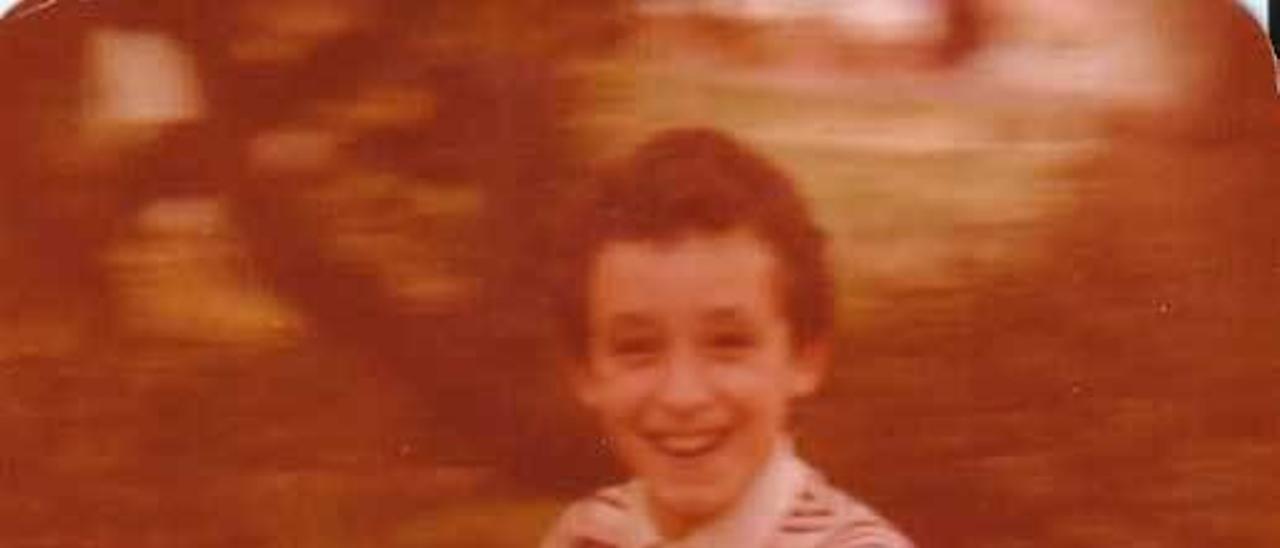Julio Cedrón, a los 8 años.