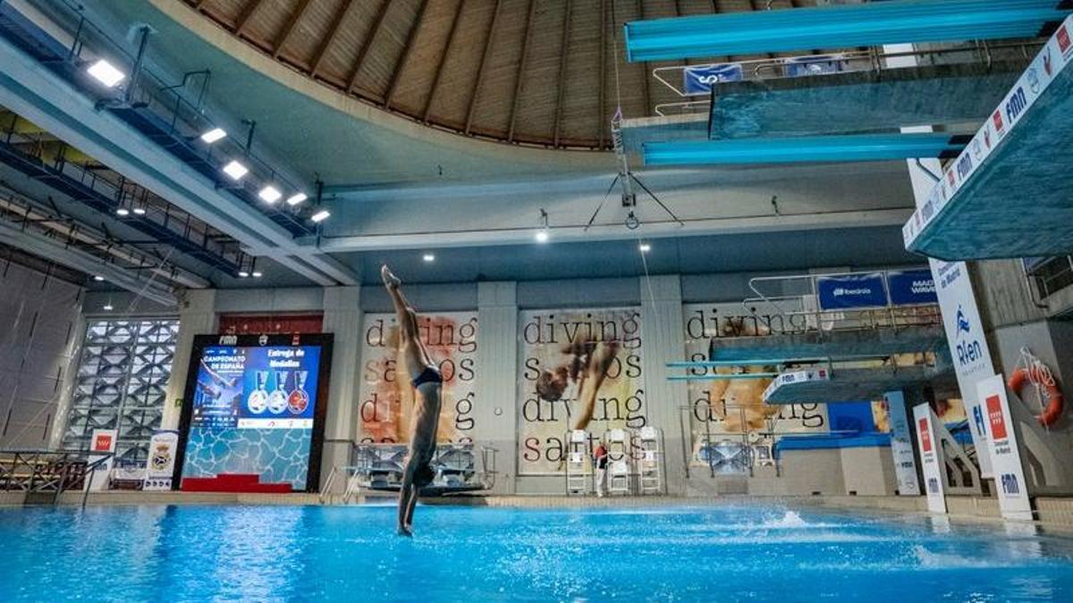 Imagen del Centro de Natacion M-86 de Madrid, en donde se disputó el Nacional
