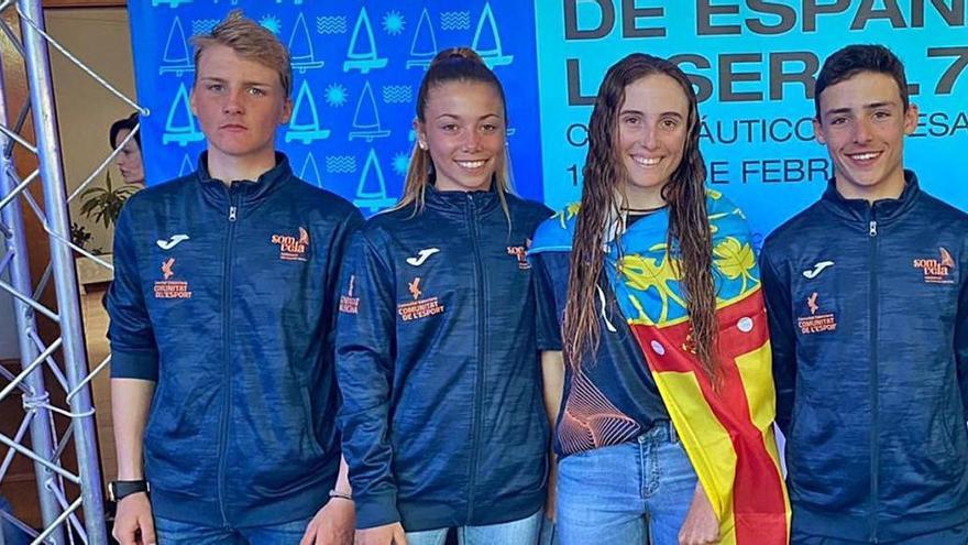 Triunfo de los regatistas alicantinos en el Campeonato de España de Laser 4.7