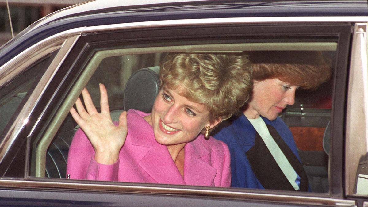 Diana de Gales, durante una visita a París, en 1992.