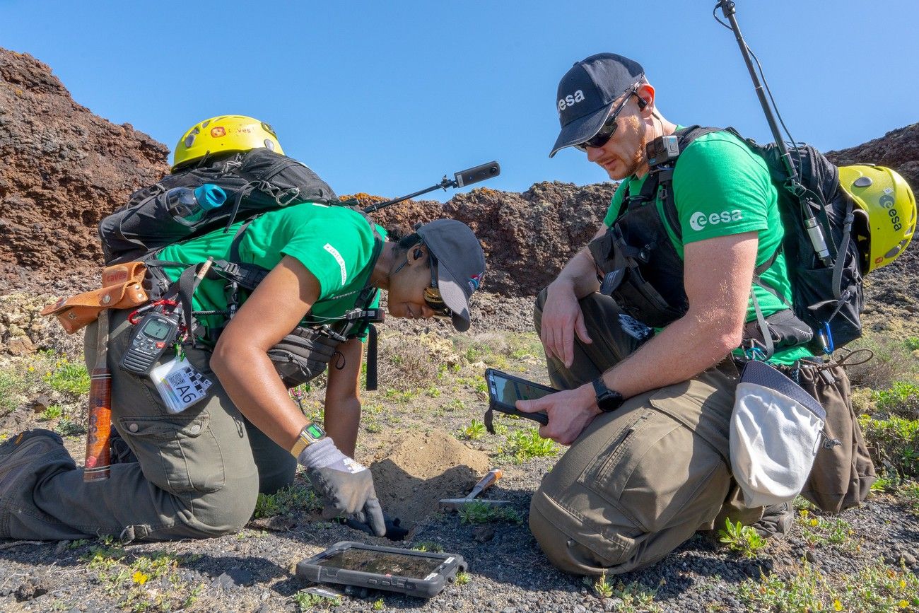 La ESA entrena astronautas en Lanzarote