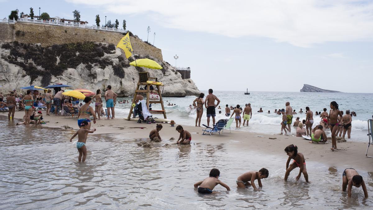 Playa del Mal Pas, donde se instalará otra cámara para controlar el número de bañistas que acceden en tiempo real.