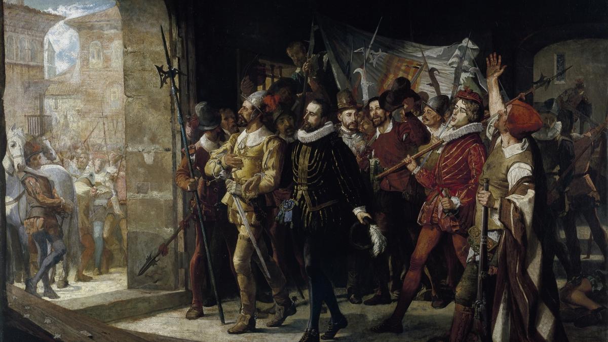 Antonio Pérez, libertado de la cárcel de los Manifestados por el pueblo de Zaragoza, en 1591.