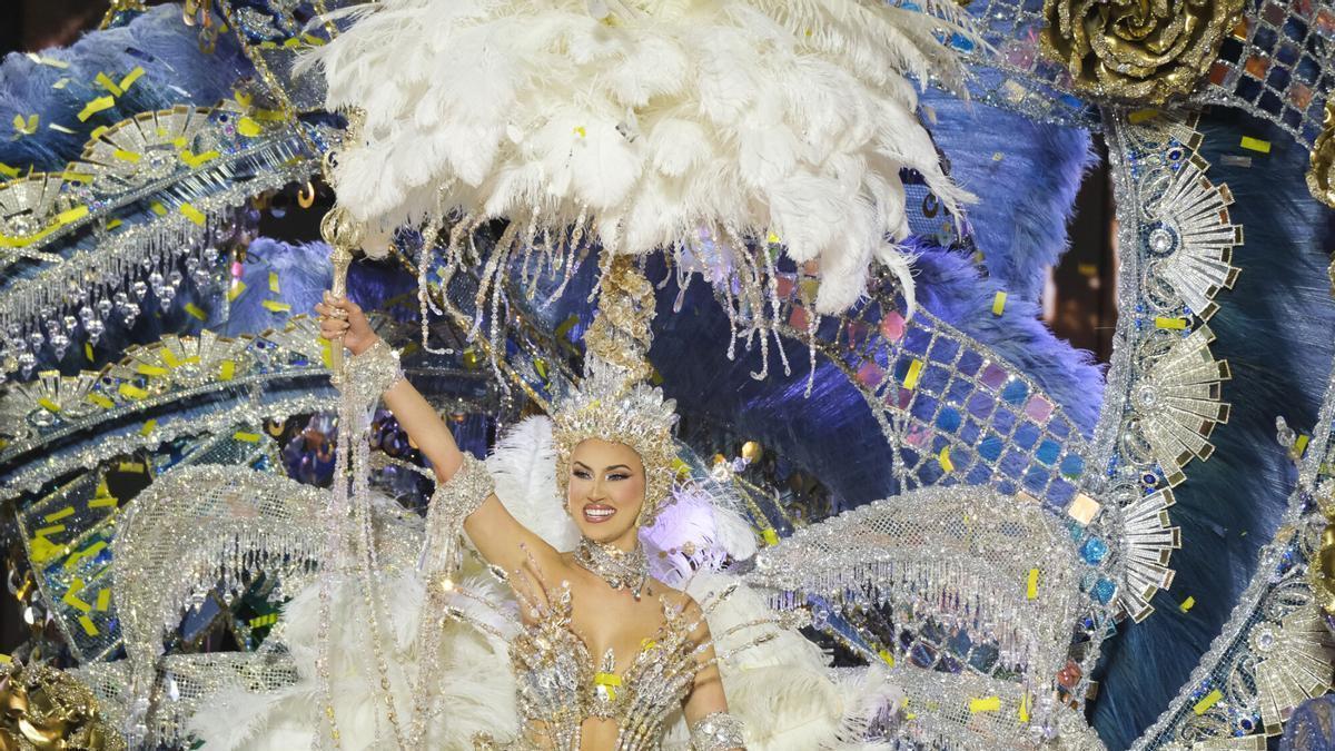 El desfile de las 13 candidatas a Reina del Carnaval de Las Palmas de Gran Canaria 2026