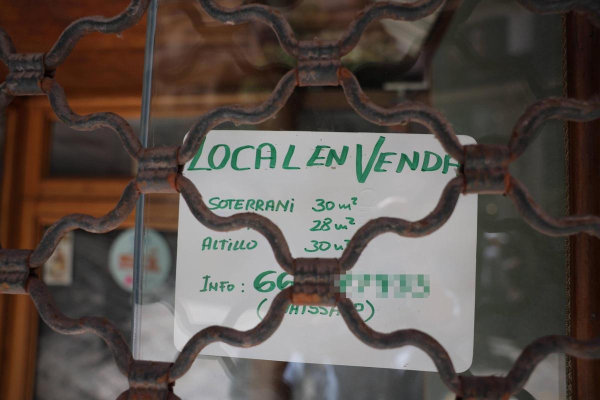 El local de la mercería Ca Donya Àngela, la más antigua de Palma, se pone a la venta