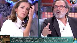 Paloma García Pelayo y Pepe Navarro en Sábado Deluxe