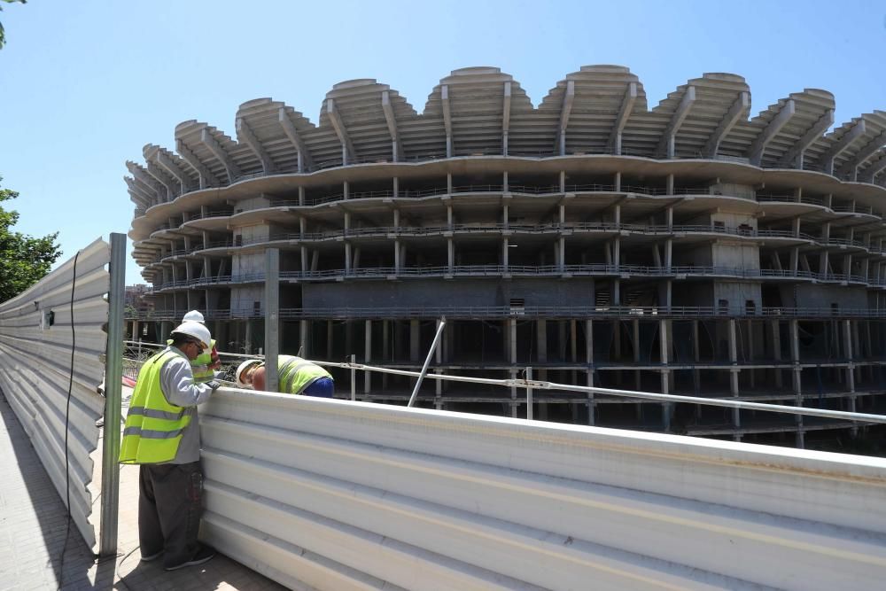 Las imágenes de las obras del nuevo Mestalla