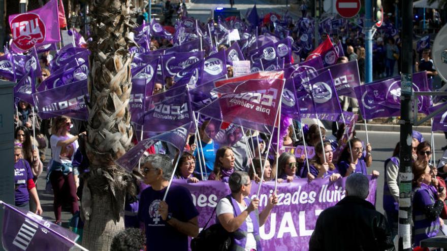 Celebración del Día de la Mujer en Alicante el año pasado