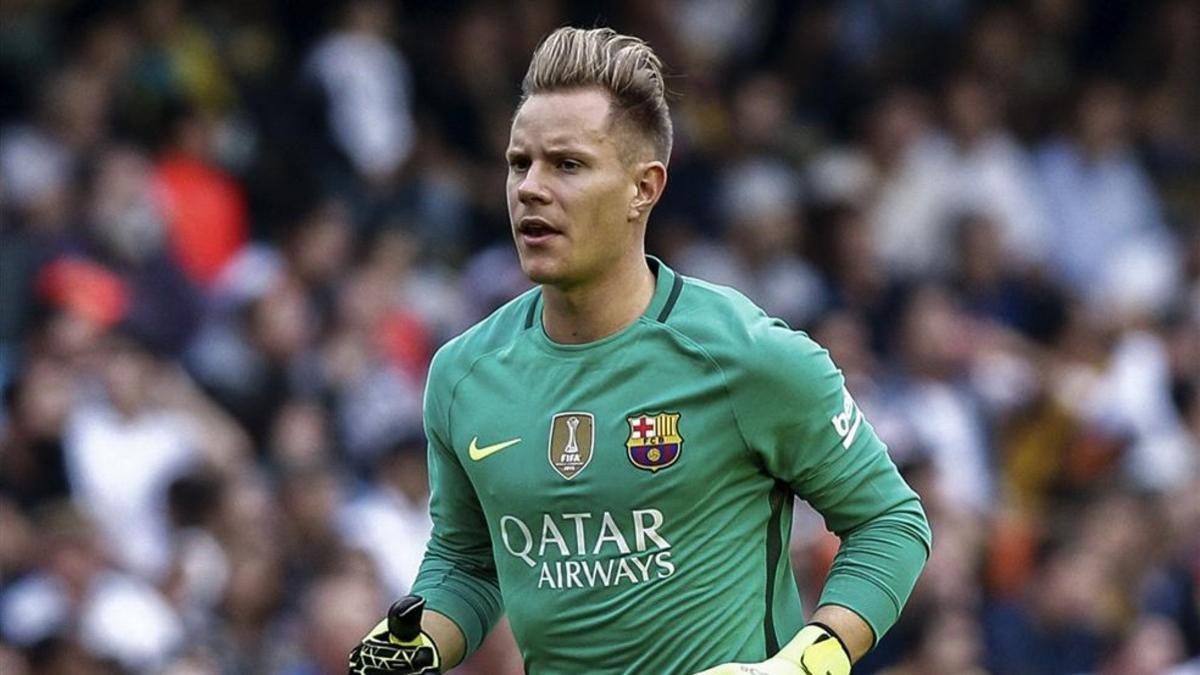 Ter Stegen jugó un gran partido en Ipurua