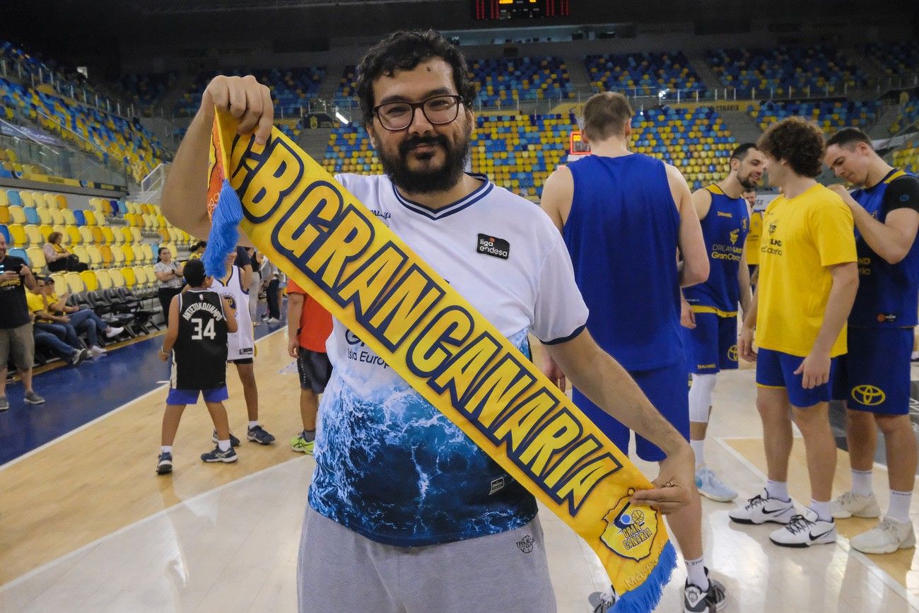 Despedida del Granca desde el Arena para la Copa del Rey