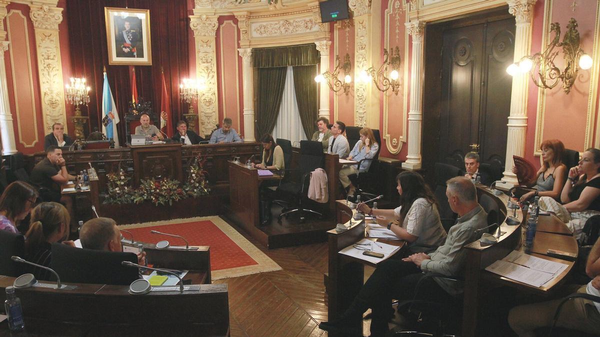 Un momento del pleno.