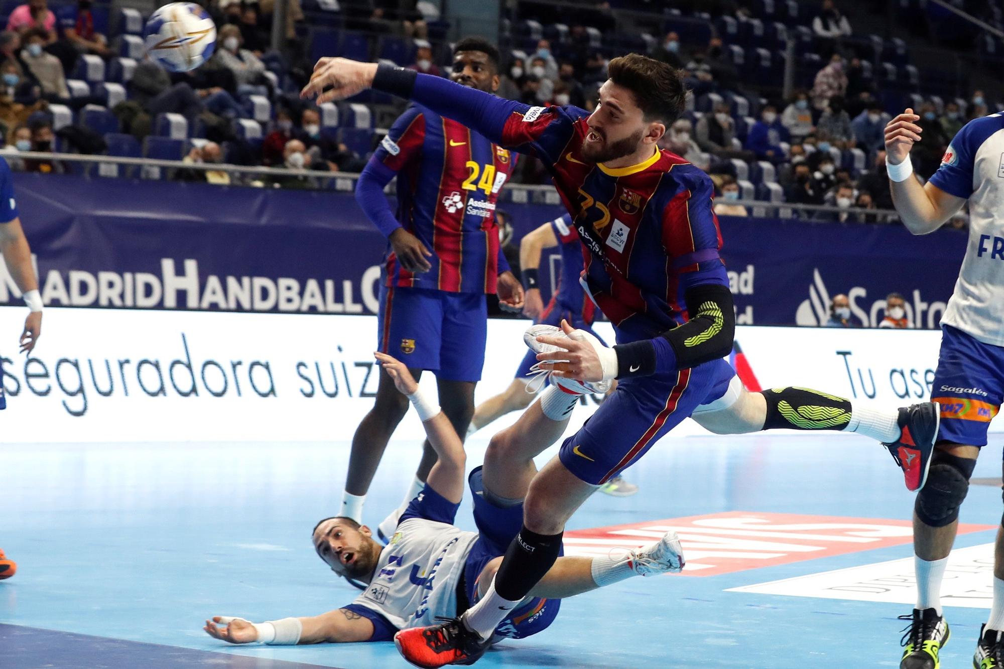 Ludovic Fábregas lanza en el Wizink Center de Madrid.