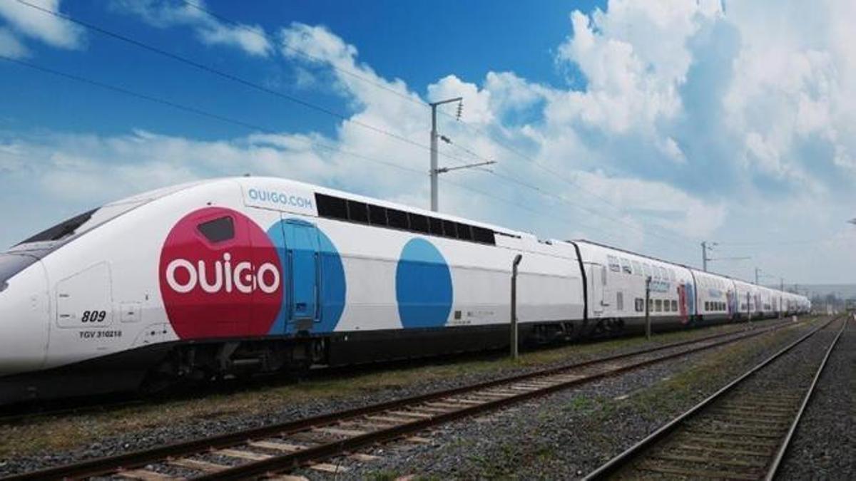 Un tren de la companyia Ouigo
