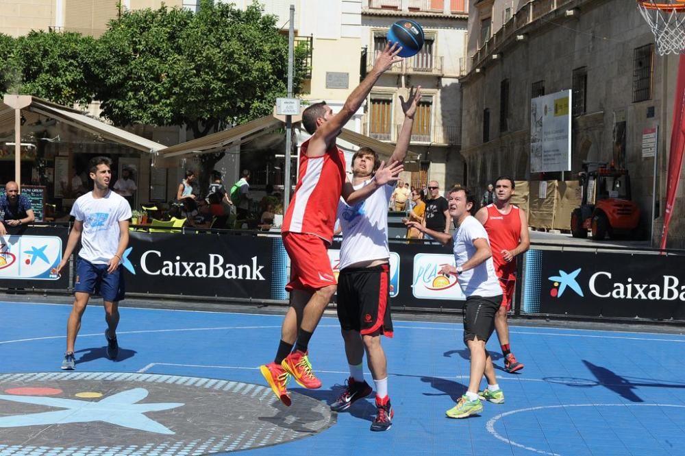 Baloncesto 3x3 en la Plaza Belluga