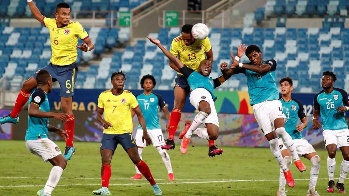 Colombia inició su camino con victoria ante Ecuador