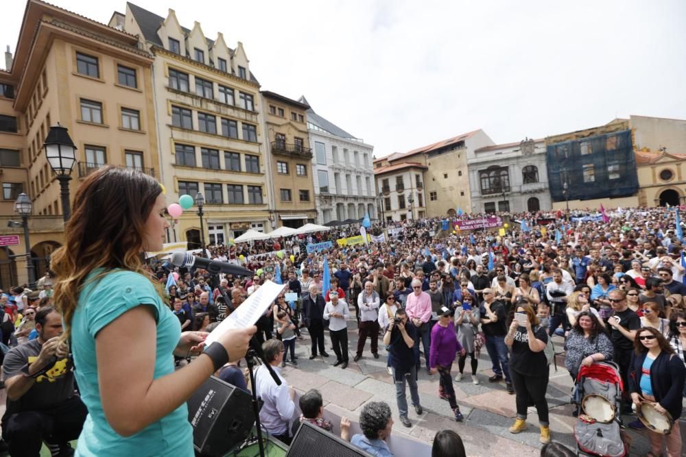 La manifestación, en imágenes