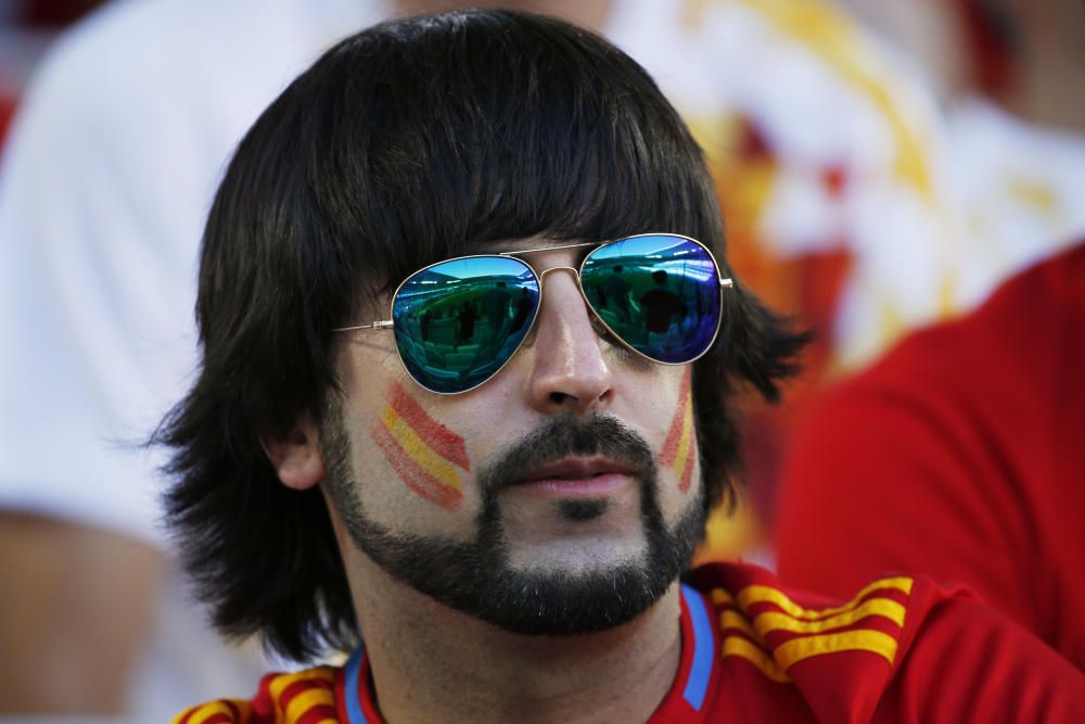 Eurocopa 2016: Los aficionados españoles toman las gradas