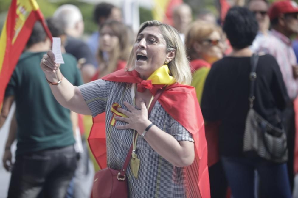 Unas 800 personas se manifiestan en Palma por la unidad de España