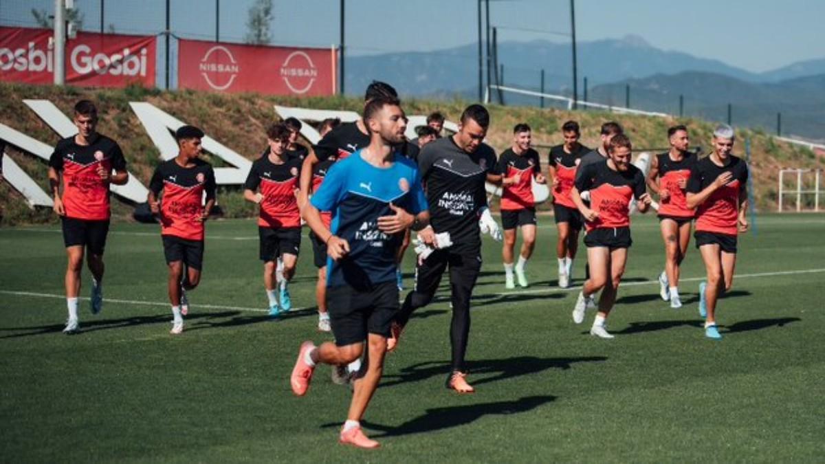 Imagen de un entrenamiento de pretemporada