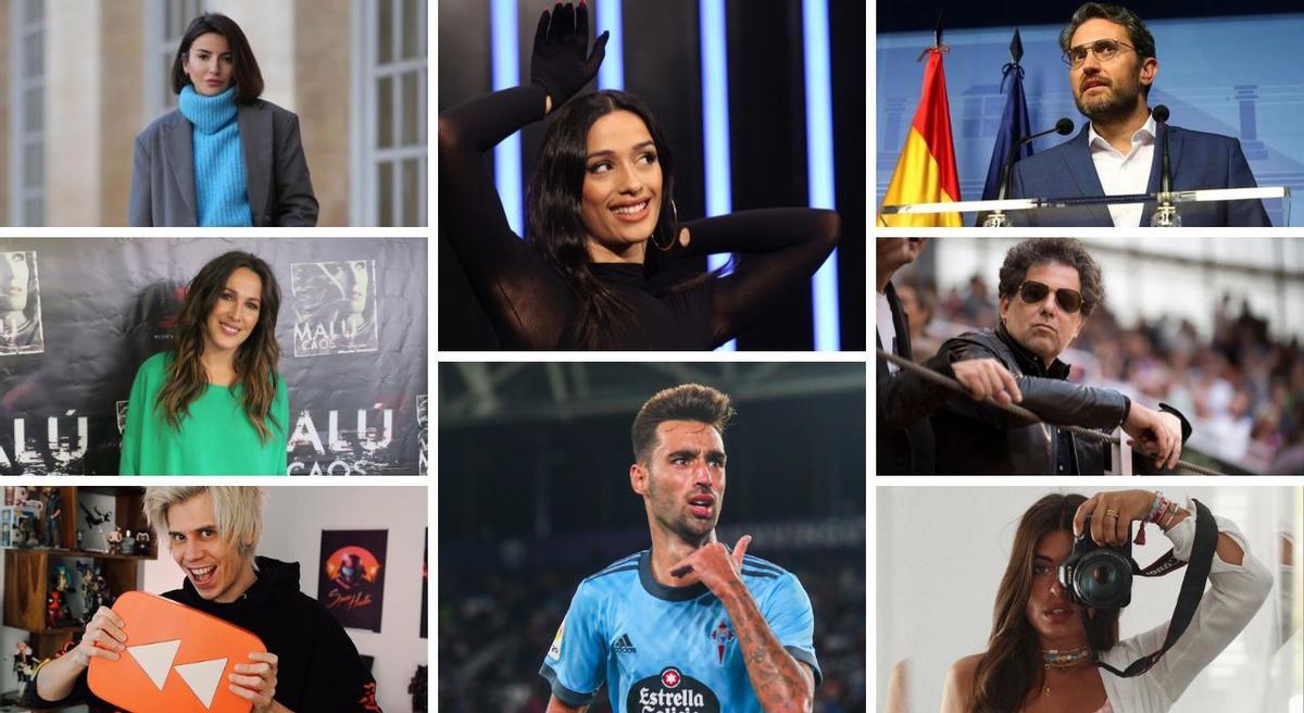 Algunos de los rostros populares que se 'bajaron' de las redes sociales.