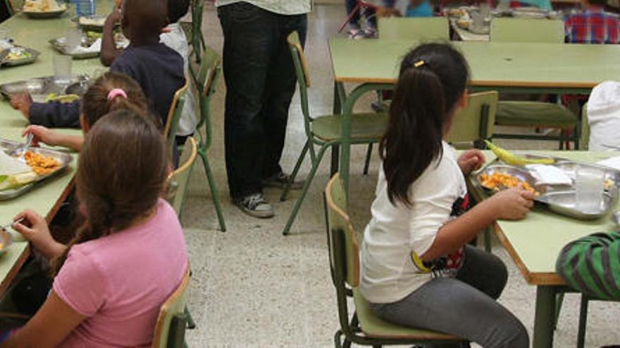 Niños en un comedor de Valencia. Foto: Isabel Ramón.